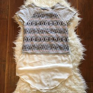 Anthropologie Dolan Left Coast Mixed Tunic